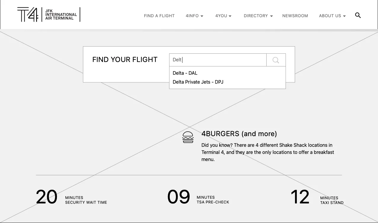 jfkt4.nyc homepage hero wireframe